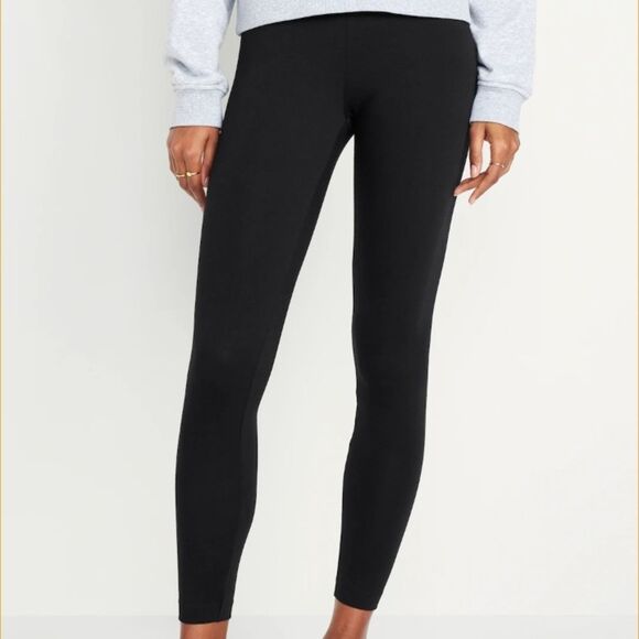 Mid-Rise Jersey Ankle Leggings Old Navy Womens 2x Plus Size New Basic Bottoms - Picture 10 of 15